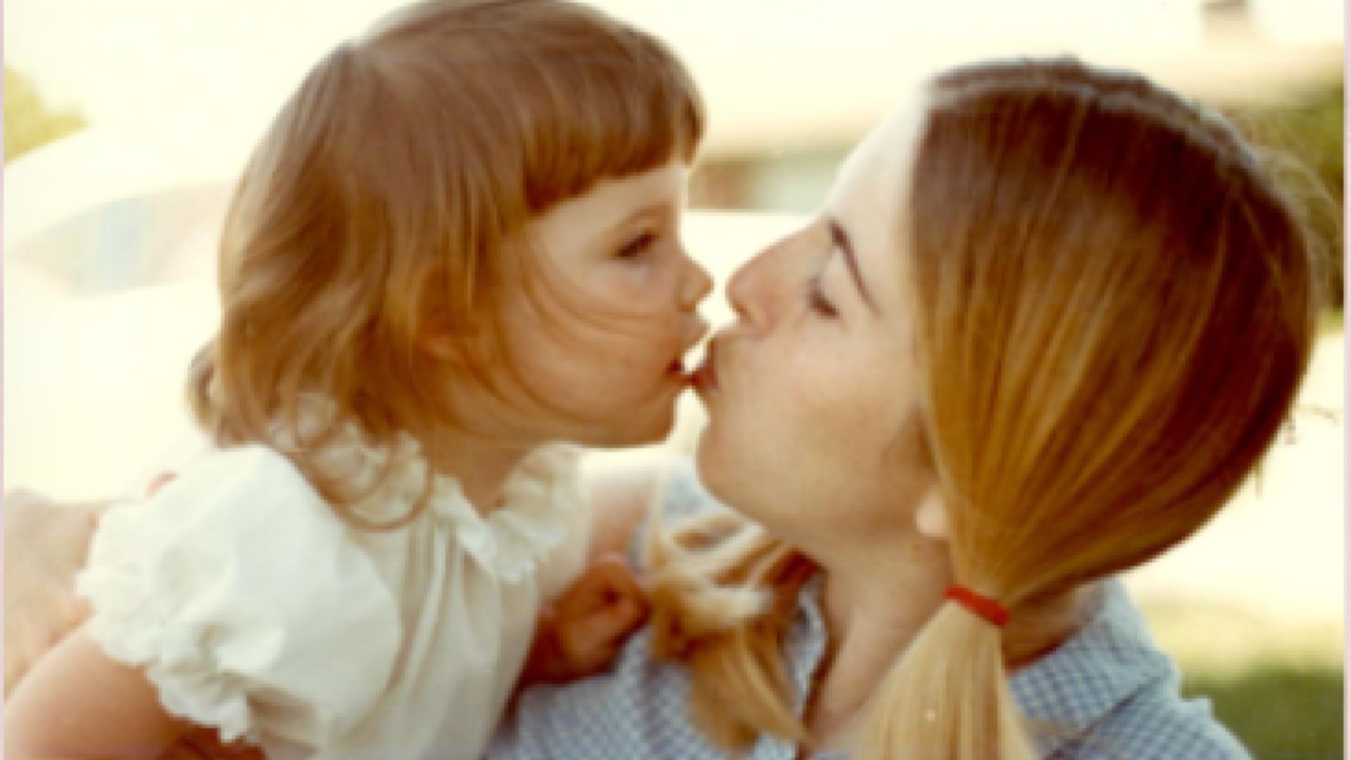Tricia as a little girl with her mom